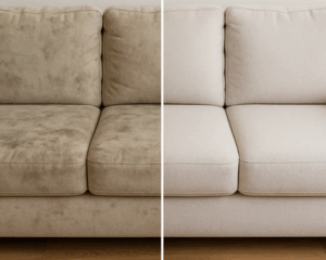 Clean Sofa in cozy living room