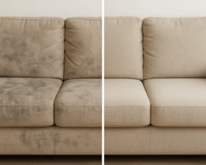Clean Sofa in cozy living room