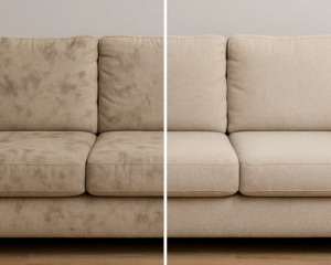 Clean Sofa in cozy living room
