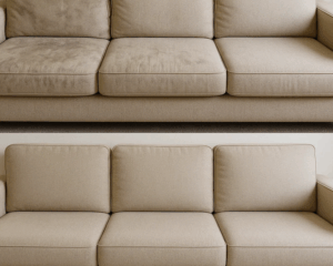 Clean Sofa in cozy living room