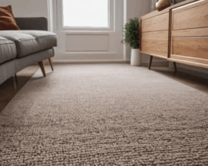 Modern home with clean carpet