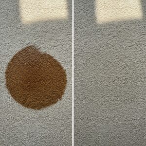 coffee stains before and after